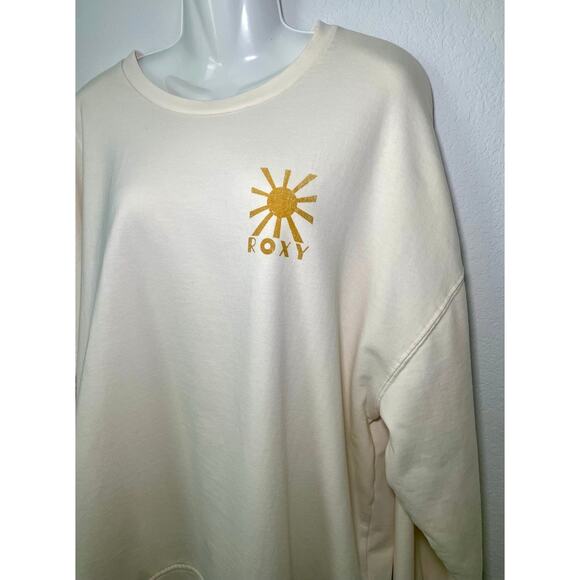 Roxy Women's NWT Coastal Motion Oversized Crew Sweatshirt Colorful Print - XXL - Picture 3 of 5